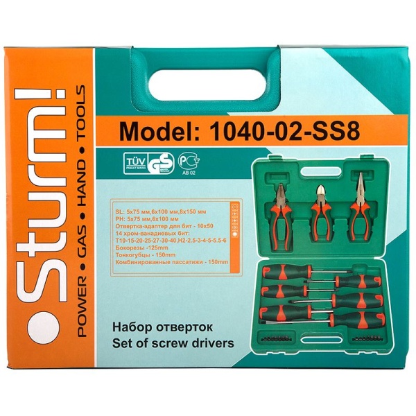 Набор отверток 23 шт STURM 1040-02-SS8 Набор отверток 23 шт STURM 1040-02-SS8